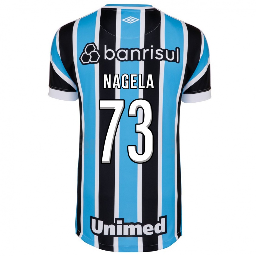 Niño Camiseta Nágela #73 Azul 1ª Equipación 2023/24 La Camisa