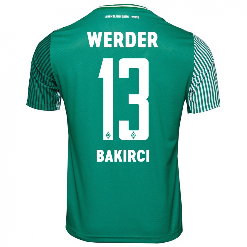 Niño Camiseta Yunus Bakirci #13 Verde 1ª Equipación 2023/24 La Camisa