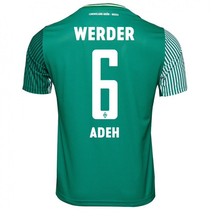 Niño Camiseta Wesley Adeh #6 Verde 1ª Equipación 2023/24 La Camisa