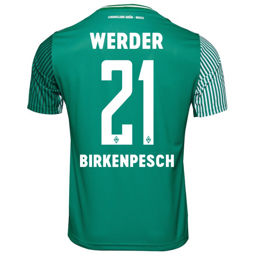 Niño Camiseta Noah Birkenpesch #21 Verde 1ª Equipación 2023/24 La Camisa