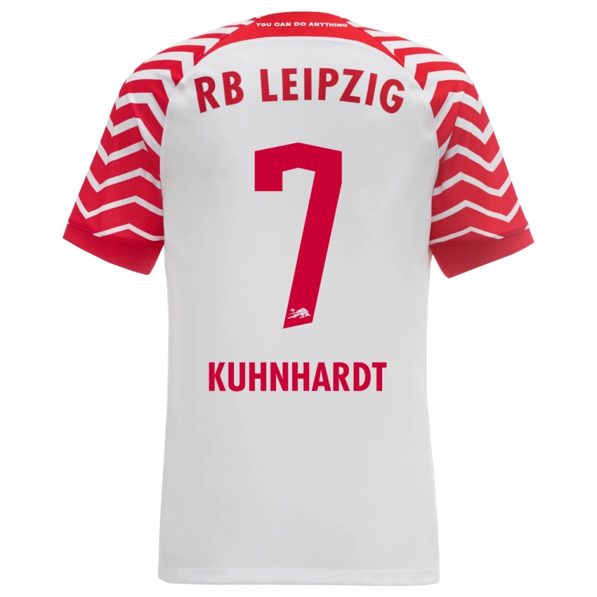 Niño Camiseta Paul Kühnhardt #7 Blanco 1ª Equipación 2023/24 La Camisa
