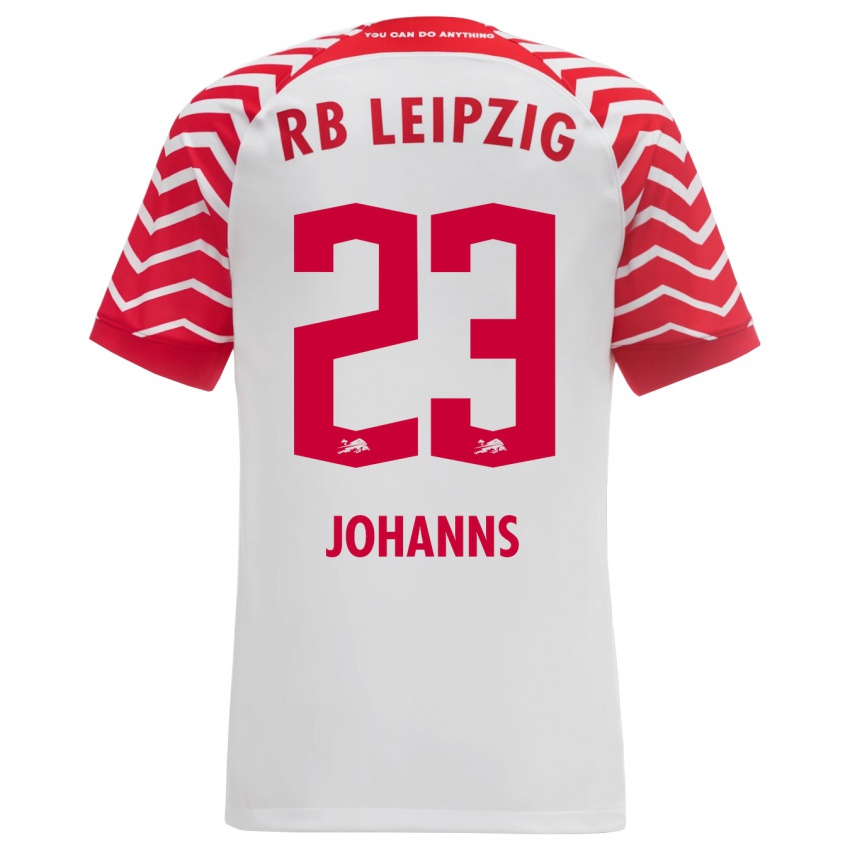 Niño Camiseta Lennart Johanns #23 Blanco 1ª Equipación 2023/24 La Camisa