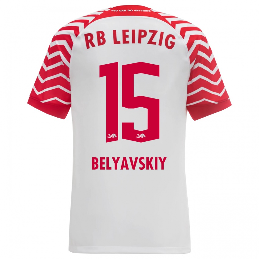 Niño Camiseta David Belyavskiy #15 Blanco 1ª Equipación 2023/24 La Camisa