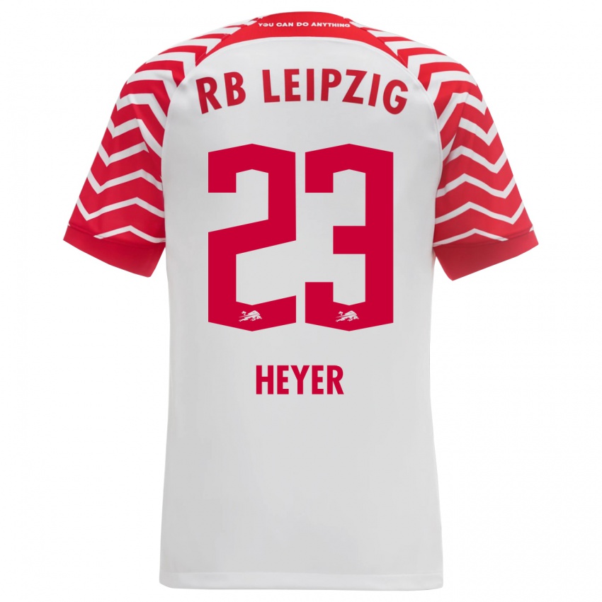 Niño Camiseta Friedrich Heyer #23 Blanco 1ª Equipación 2023/24 La Camisa