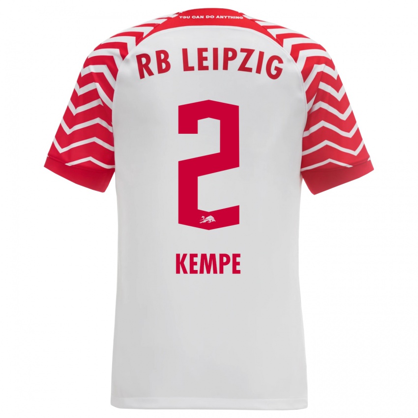 Niño Camiseta Frederike Kempe #2 Blanco 1ª Equipación 2023/24 La Camisa