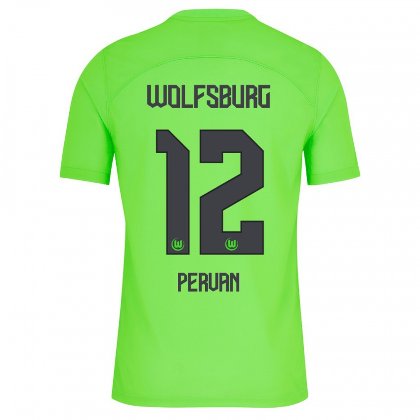 Niño Camiseta Pavao Pervan #12 Verde 1ª Equipación 2023/24 La Camisa