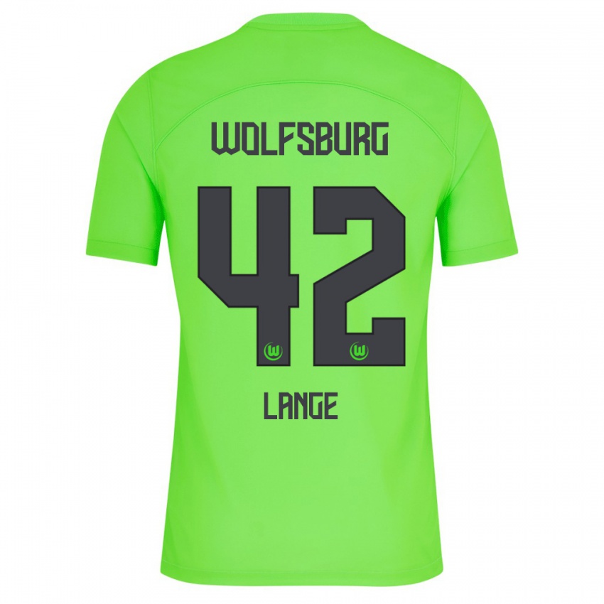 Niño Camiseta Felix Lange #42 Verde 1ª Equipación 2023/24 La Camisa