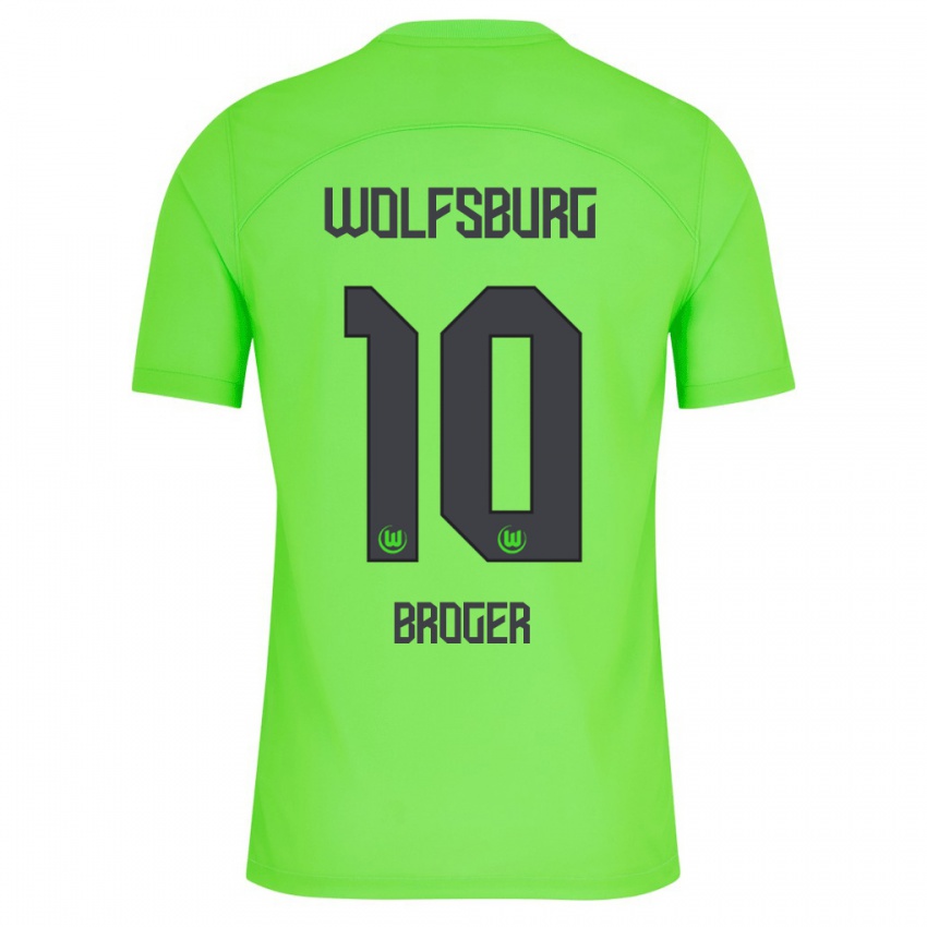Niño Camiseta Bennit Bröger #10 Verde 1ª Equipación 2023/24 La Camisa