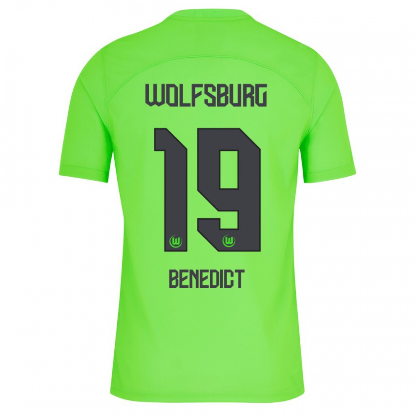 Niño Camiseta Trevor Benedict #19 Verde 1ª Equipación 2023/24 La Camisa