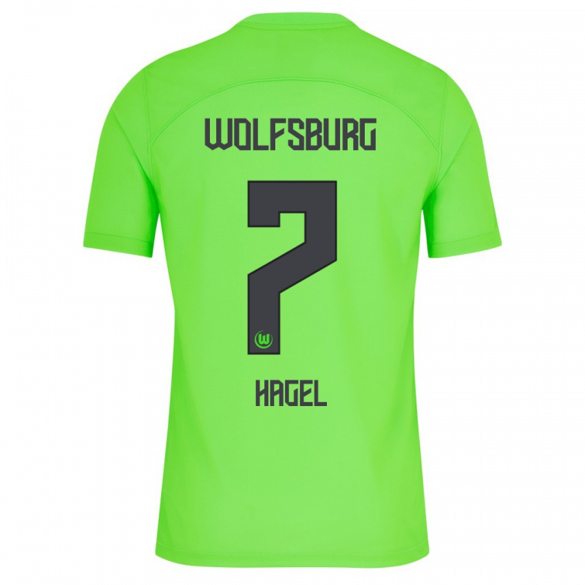 Niño Camiseta Chantal Hagel #7 Verde 1ª Equipación 2023/24 La Camisa