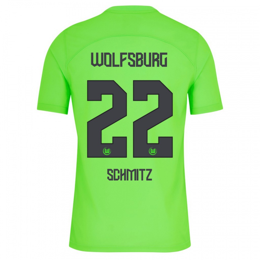 Niño Camiseta Lisa Schmitz #22 Verde 1ª Equipación 2023/24 La Camisa