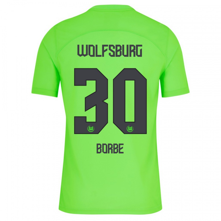 Niño Camiseta Anneke Borbe #30 Verde 1ª Equipación 2023/24 La Camisa