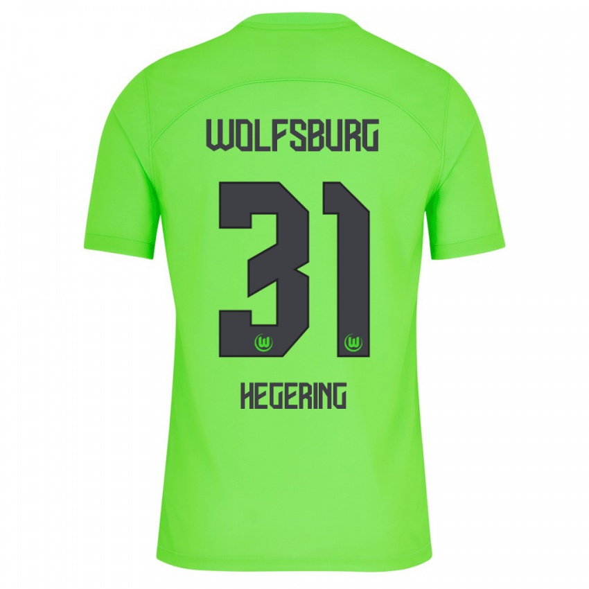 Niño Camiseta Marina Hegering #31 Verde 1ª Equipación 2023/24 La Camisa