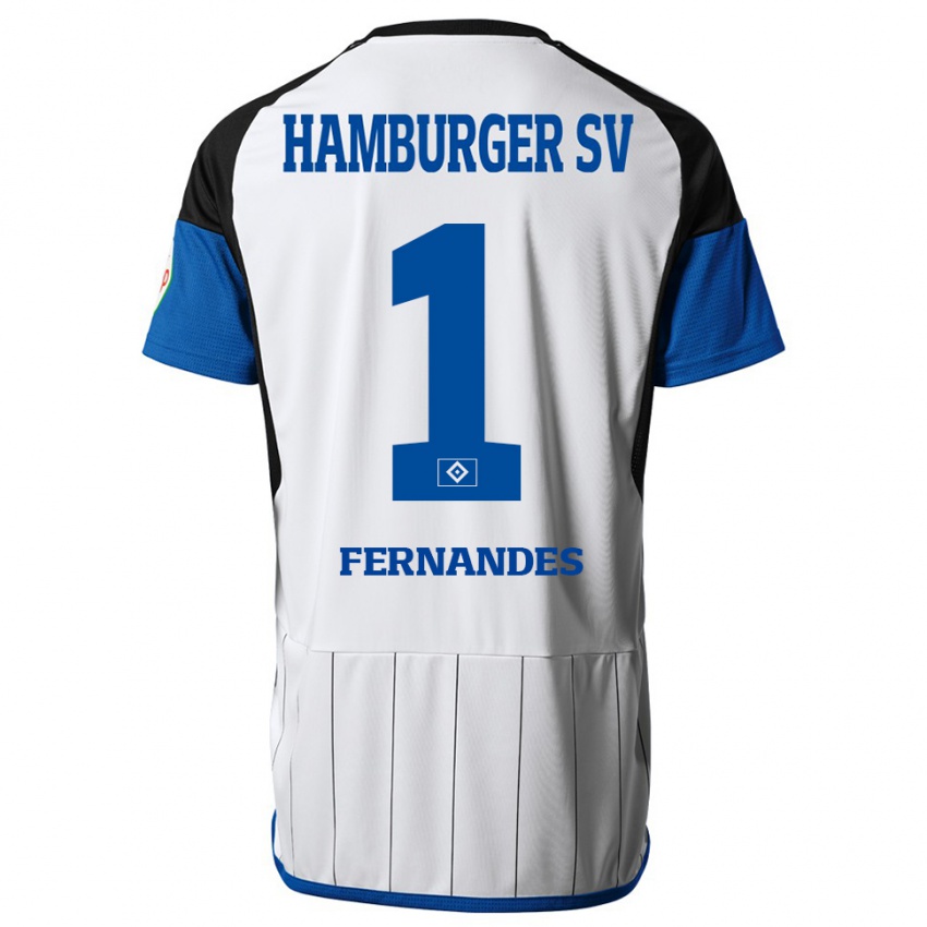 Niño Camiseta Daniel Heuer Fernandes #1 Blanco 1ª Equipación 2023/24 La Camisa