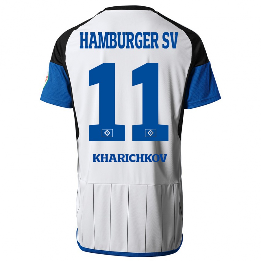Niño Camiseta Valentyn Kharichkov #11 Blanco 1ª Equipación 2023/24 La Camisa