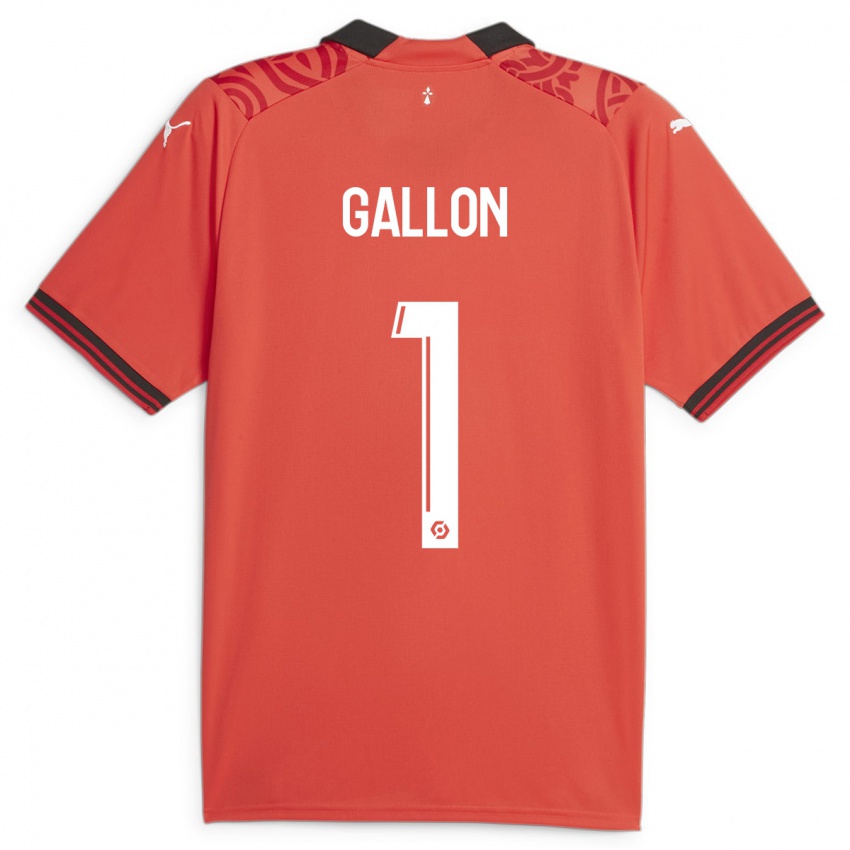 Niño Camiseta Gauthier Gallon #1 Rojo 1ª Equipación 2023/24 La Camisa