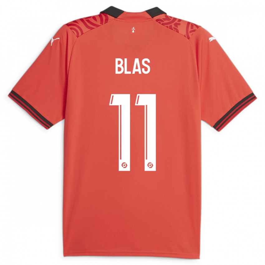 Niño Camiseta Ludovic Blas #11 Rojo 1ª Equipación 2023/24 La Camisa