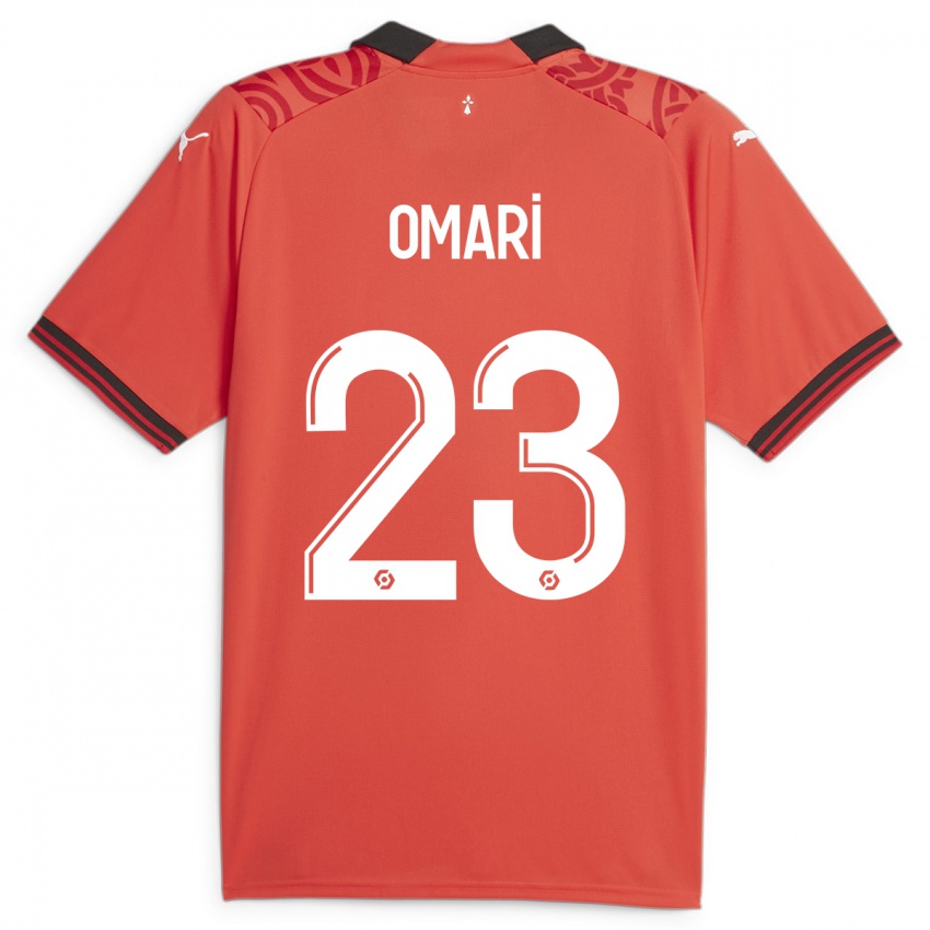 Niño Camiseta Warmed Omari #23 Rojo 1ª Equipación 2023/24 La Camisa
