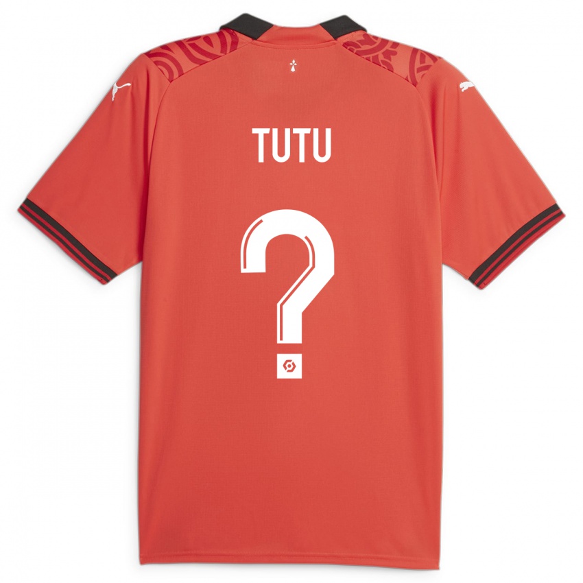 Niño Camiseta Gabriel Tutu #0 Rojo 1ª Equipación 2023/24 La Camisa