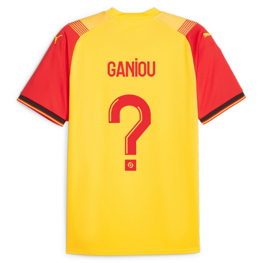 Niño Camiseta Ismaëlo Ganiou #0 Amarillo 1ª Equipación 2023/24 La Camisa