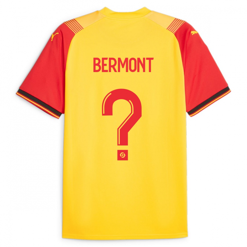 Niño Camiseta Anthony Bermont #0 Amarillo 1ª Equipación 2023/24 La Camisa