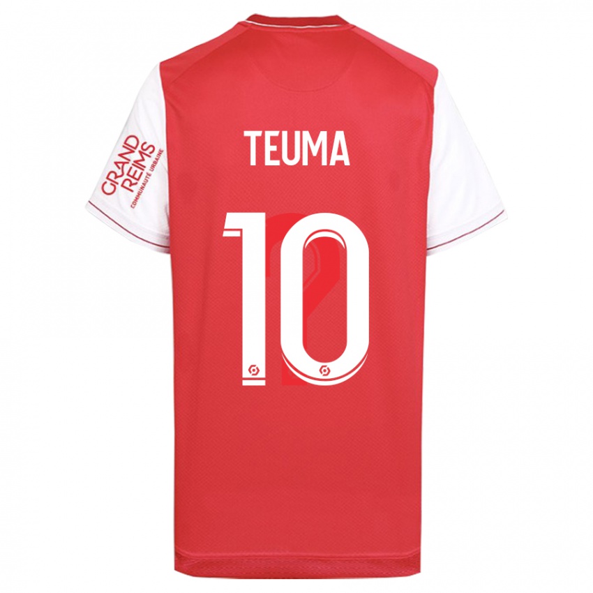 Niño Camiseta Teddy Teuma #10 Rojo 1ª Equipación 2023/24 La Camisa