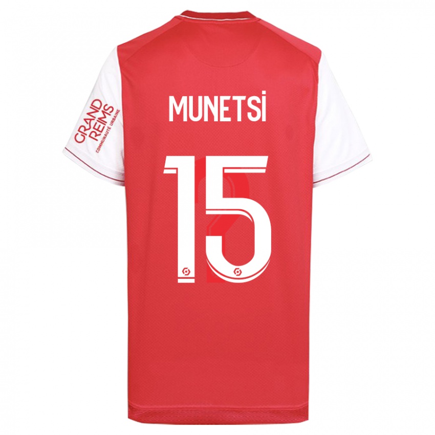 Niño Camiseta Marshall Munetsi #15 Rojo 1ª Equipación 2023/24 La Camisa