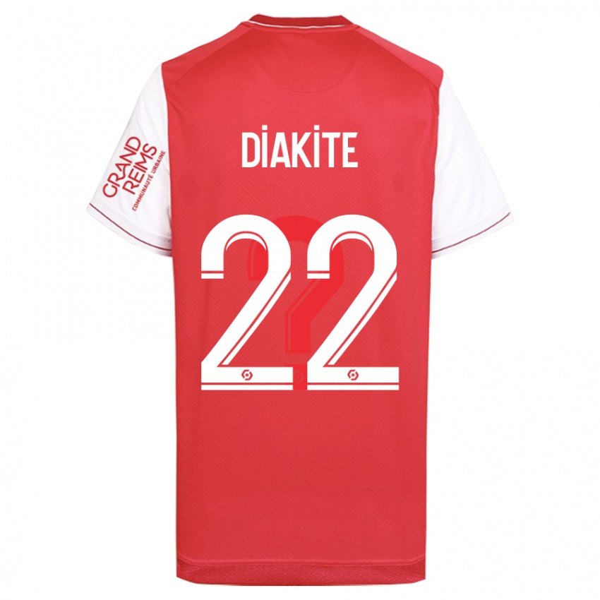 Niño Camiseta Oumar Diakité #22 Rojo 1ª Equipación 2023/24 La Camisa