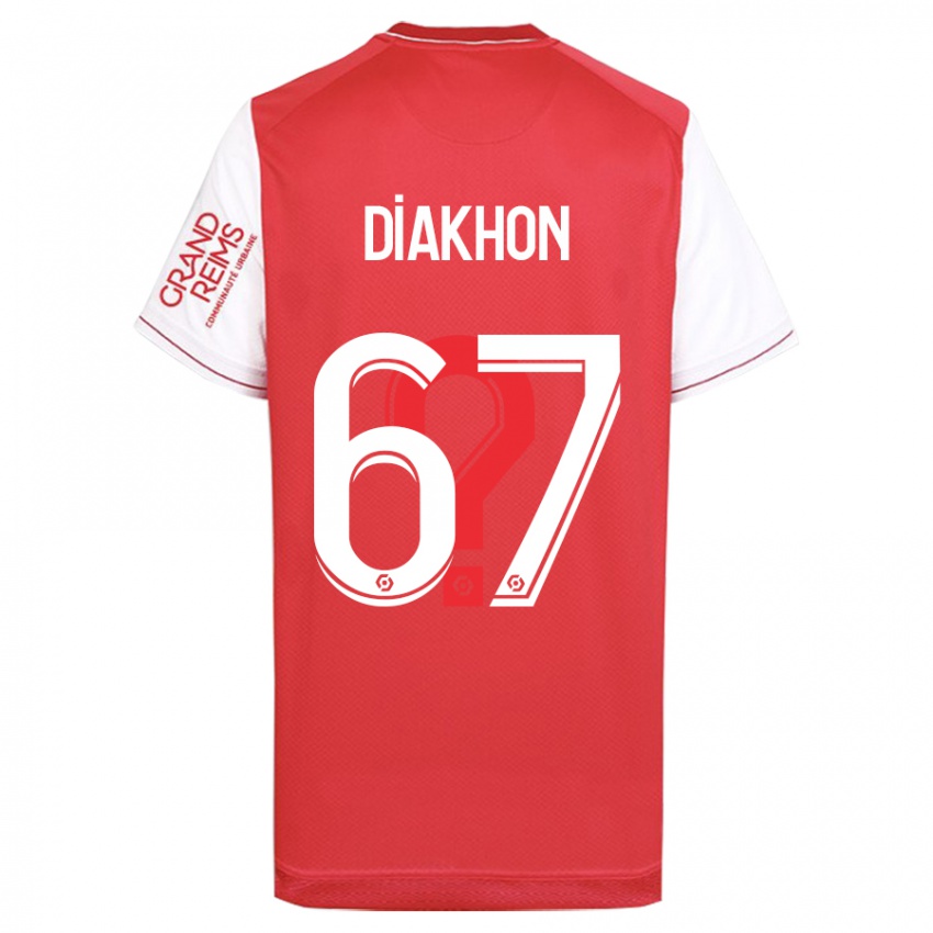 Niño Camiseta Mamadou Diakhon #67 Rojo 1ª Equipación 2023/24 La Camisa