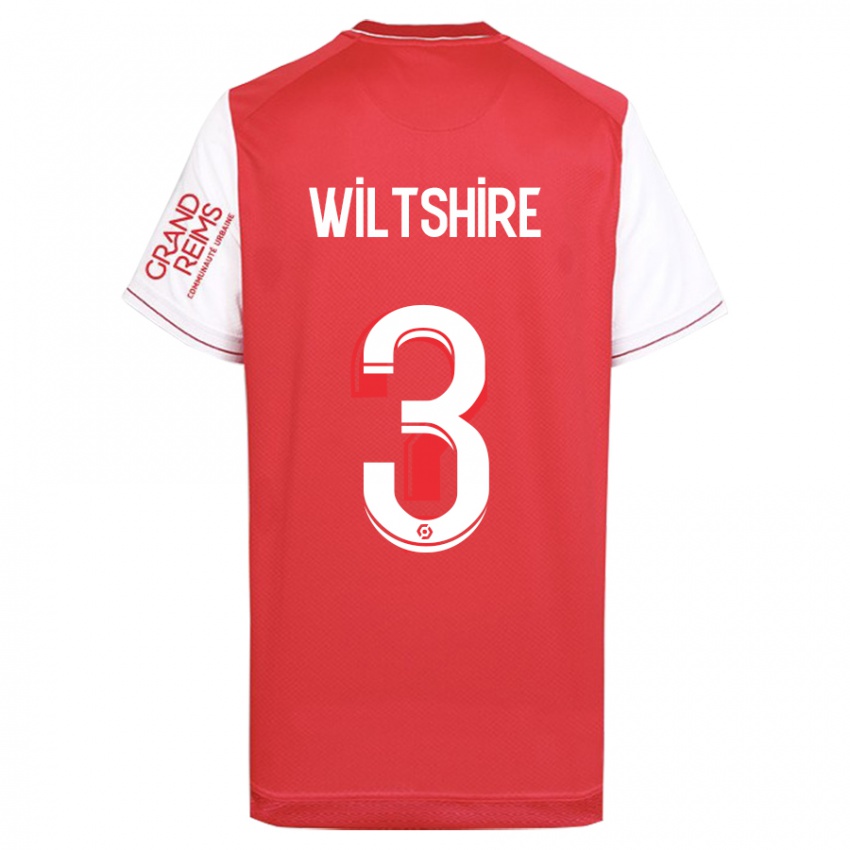 Niño Camiseta Tiernny Wiltshire #3 Rojo 1ª Equipación 2023/24 La Camisa