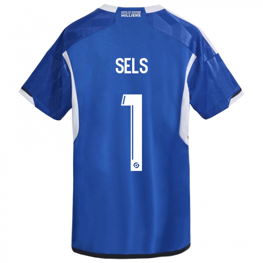 Niño Camiseta Matz Sels #1 Azul 1ª Equipación 2023/24 La Camisa