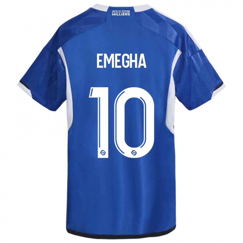 Niño Camiseta Emanuel Emegha #10 Azul 1ª Equipación 2023/24 La Camisa