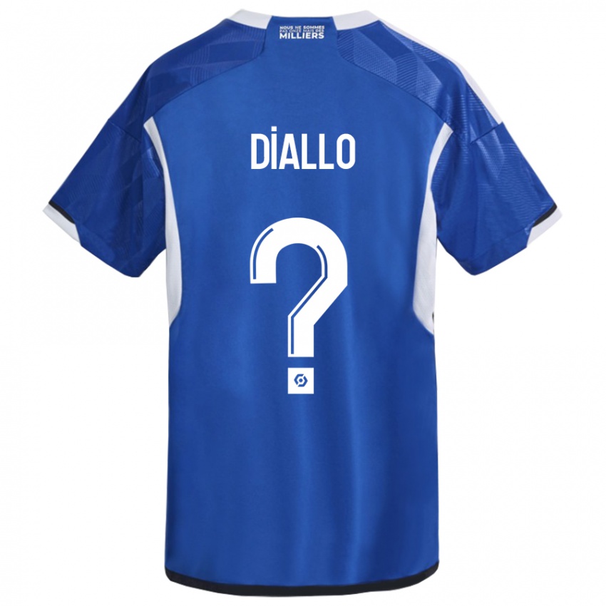Niño Camiseta Zoumana Diallo #0 Azul 1ª Equipación 2023/24 La Camisa
