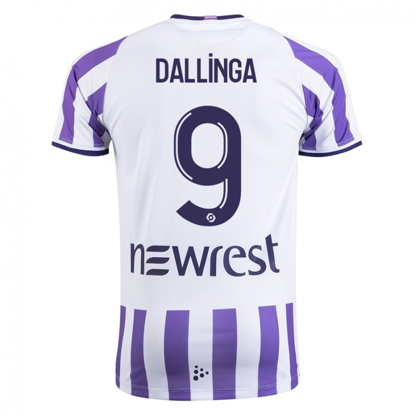 Niño Camiseta Thijs Dallinga #9 Blanco 1ª Equipación 2023/24 La Camisa