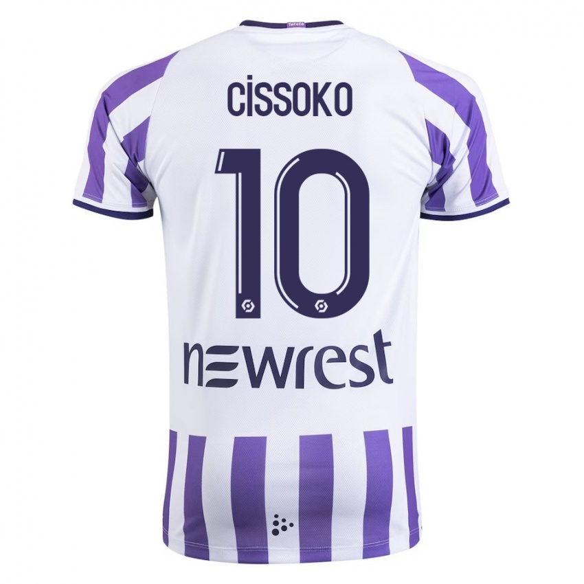 Niño Camiseta Ibrahim Cissoko #10 Blanco 1ª Equipación 2023/24 La Camisa