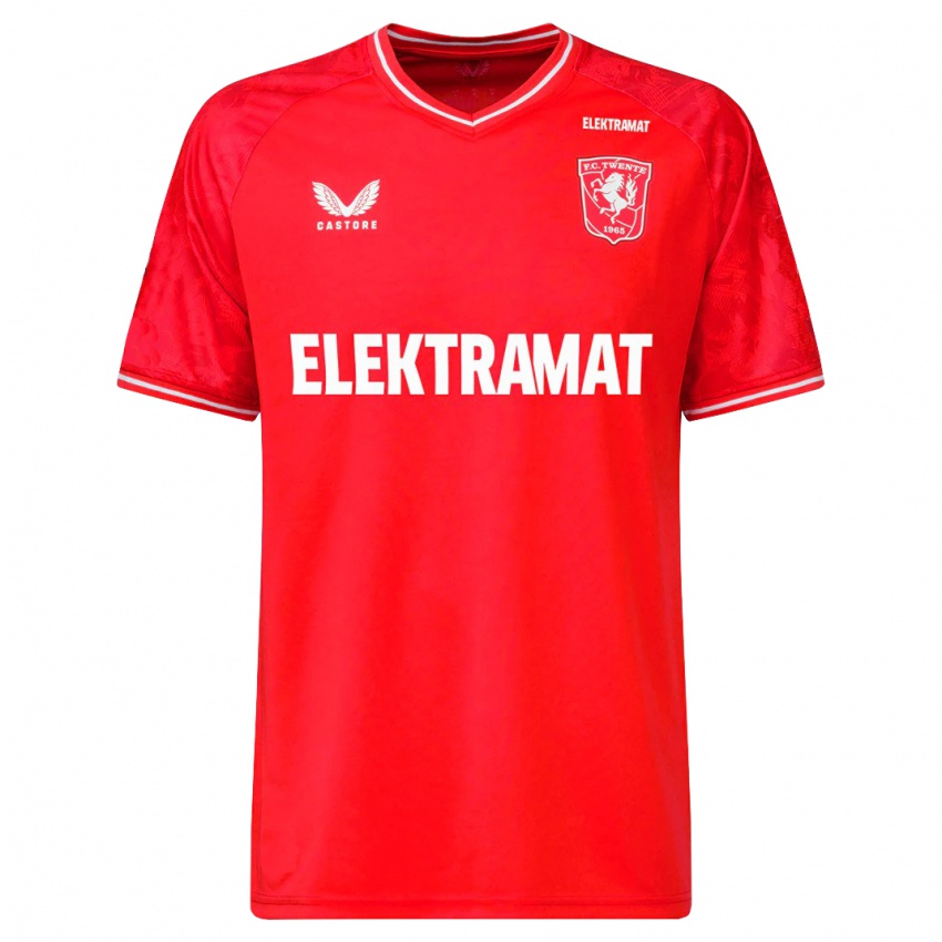 Niño Camiseta Mathias Kjølø #4 Rojo 1ª Equipación 2023/24 La Camisa