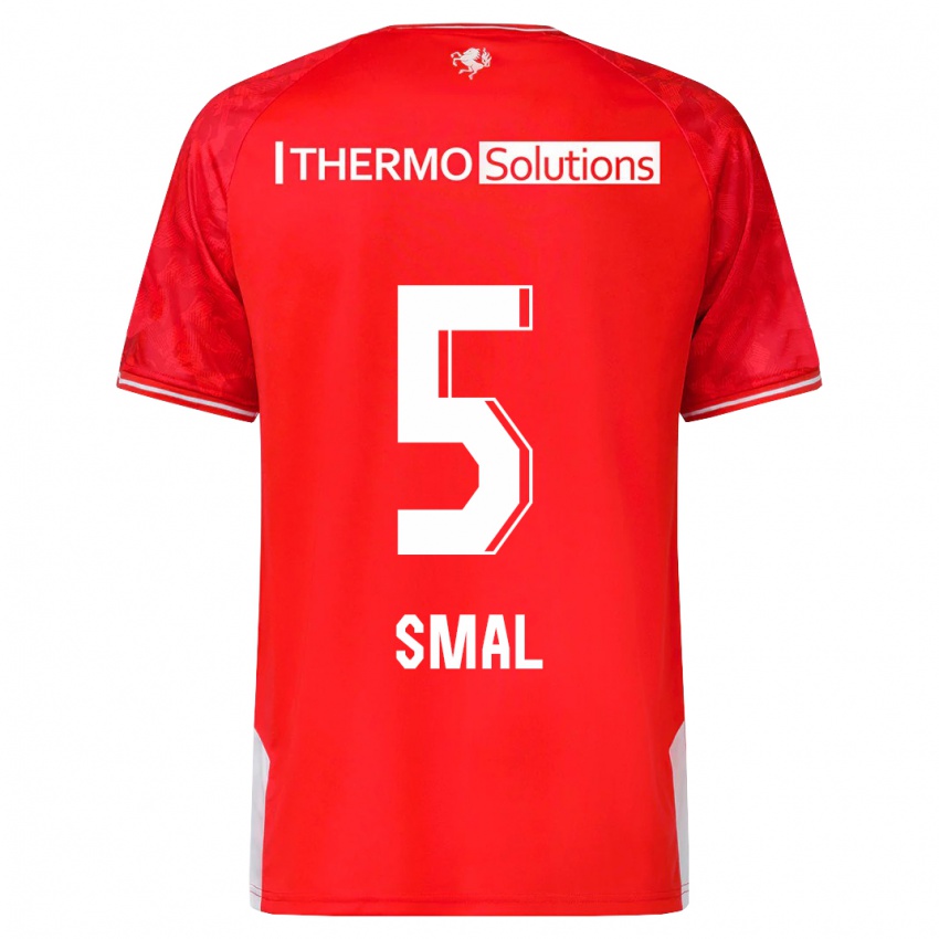 Niño Camiseta Gijs Smal #5 Rojo 1ª Equipación 2023/24 La Camisa