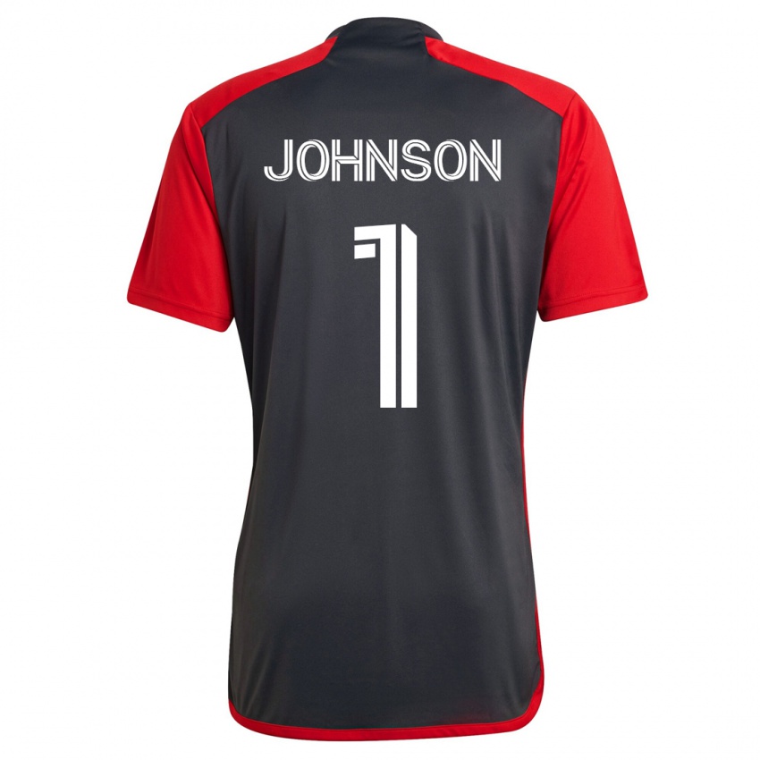 Niño Camiseta Sean Johnson #1 Gris 1ª Equipación 2023/24 La Camisa