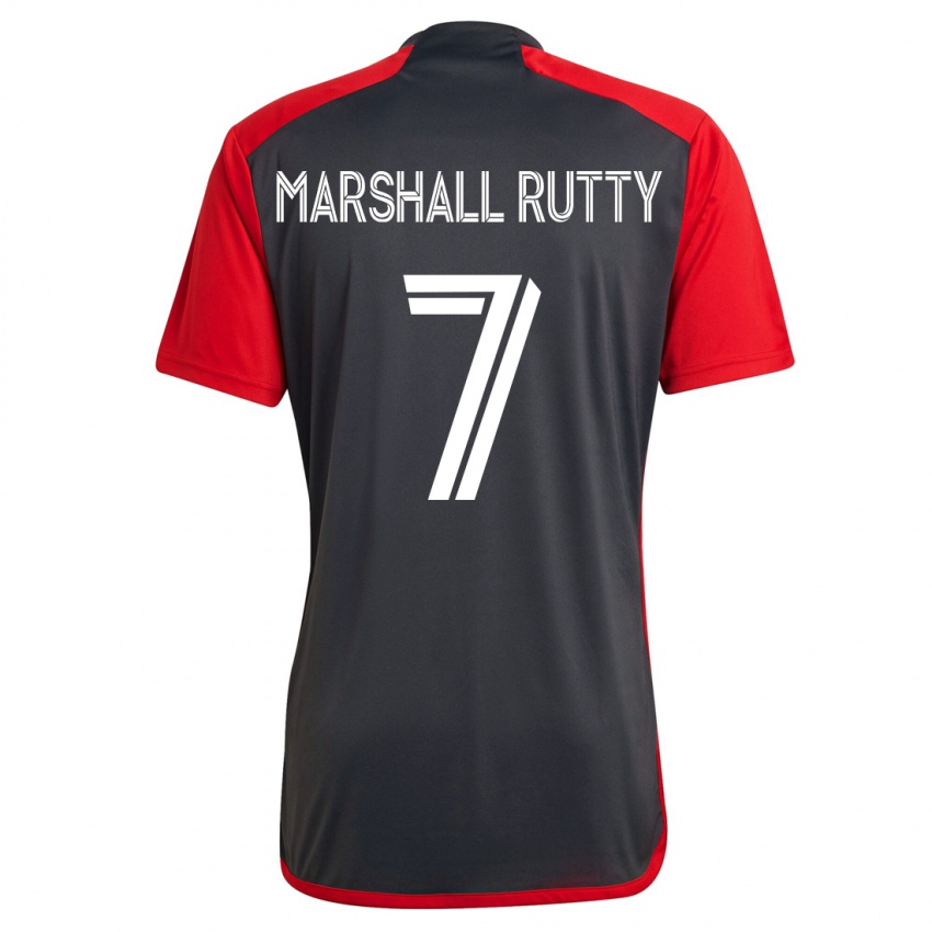 Niño Camiseta Jahkeele Marshall-Rutty #7 Gris 1ª Equipación 2023/24 La Camisa