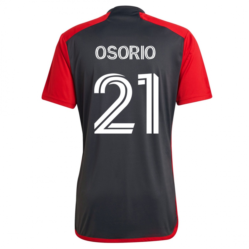 Niño Camiseta Jonathan Osorio #21 Gris 1ª Equipación 2023/24 La Camisa