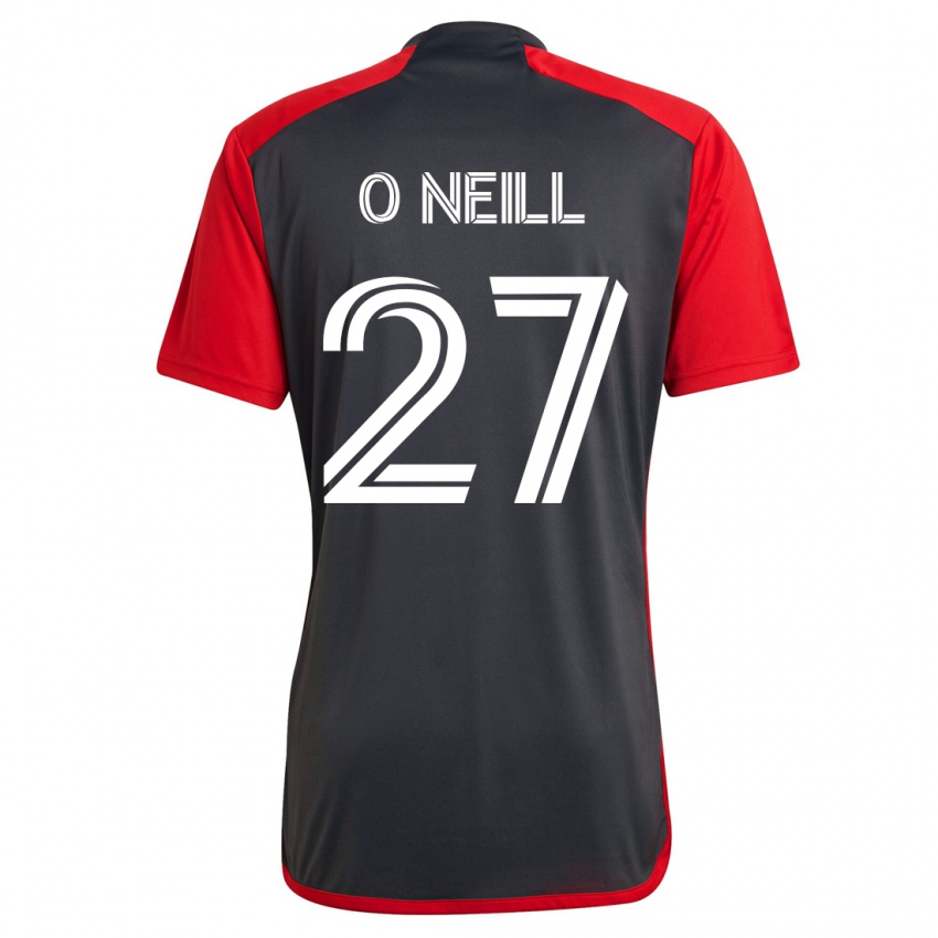 Niño Camiseta Shane O'neill #27 Gris 1ª Equipación 2023/24 La Camisa