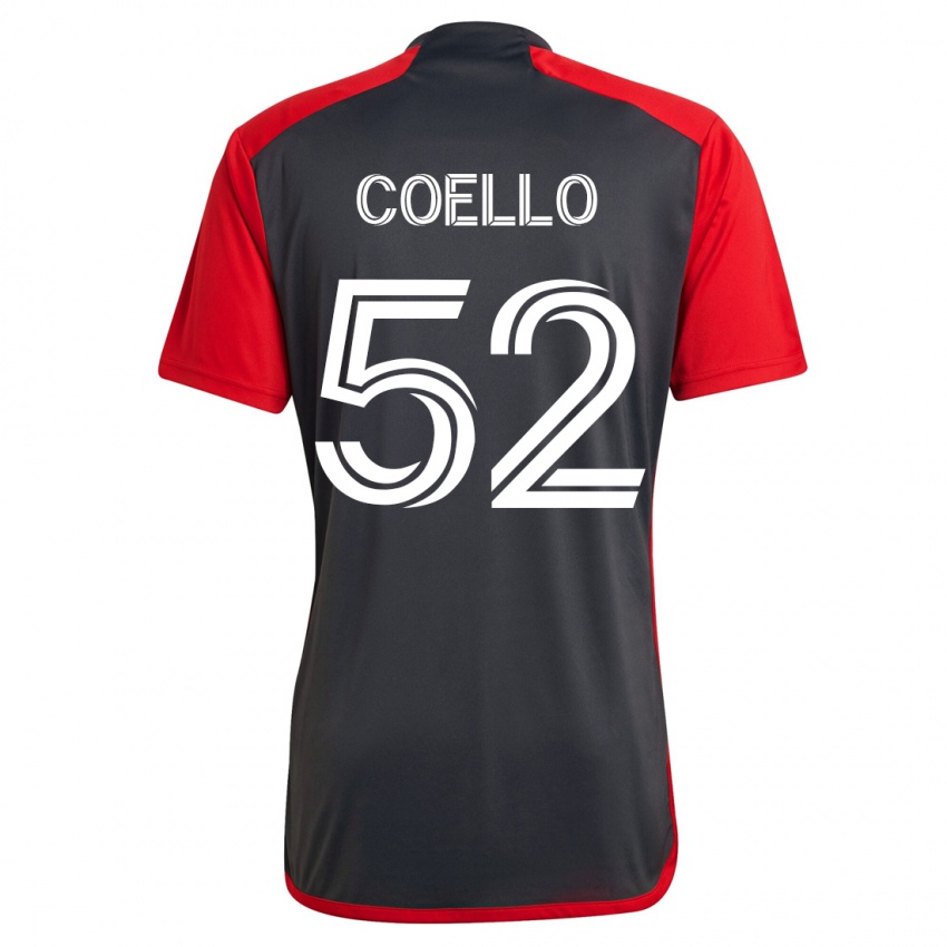 Niño Camiseta Alonso Coello #52 Gris 1ª Equipación 2023/24 La Camisa