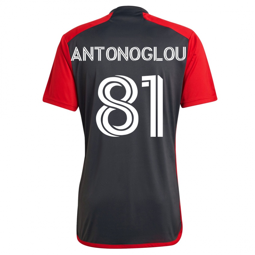 Niño Camiseta Themi Antonoglou #81 Gris 1ª Equipación 2023/24 La Camisa