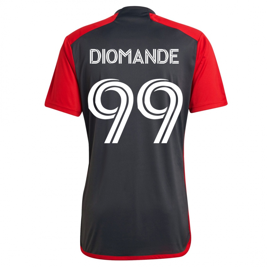 Niño Camiseta Adama Diomande #99 Gris 1ª Equipación 2023/24 La Camisa