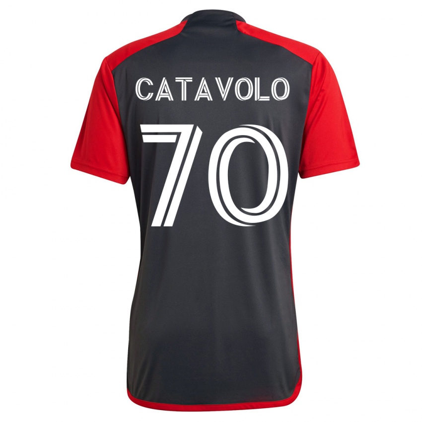 Niño Camiseta Matthew Catavolo #70 Gris 1ª Equipación 2023/24 La Camisa