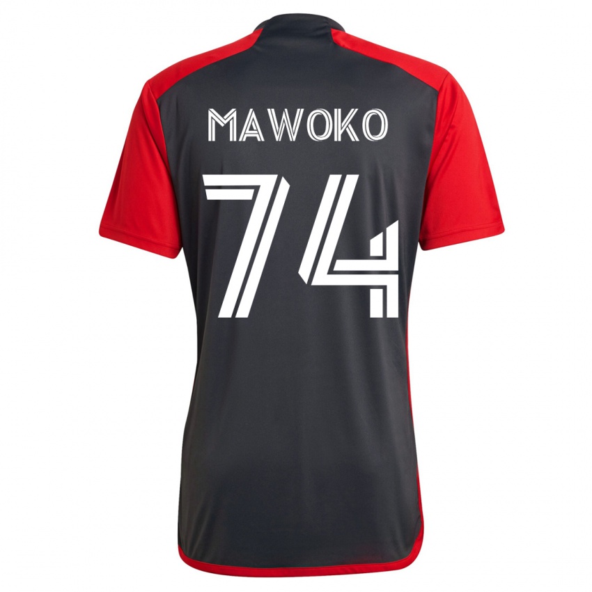Niño Camiseta Kundai Mawoko #74 Gris 1ª Equipación 2023/24 La Camisa