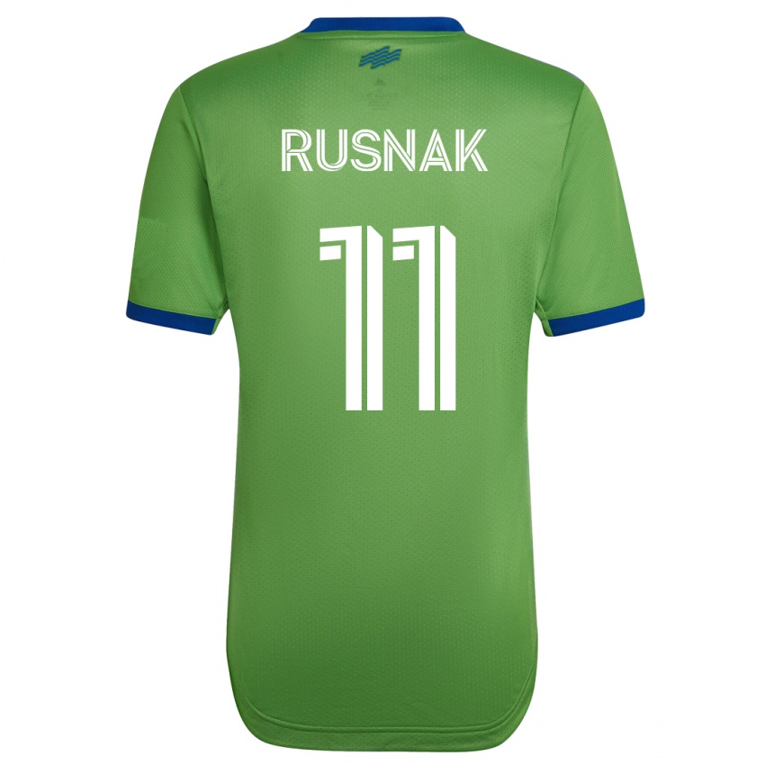 Niño Camiseta Albert Rusnák #11 Verde 1ª Equipación 2023/24 La Camisa