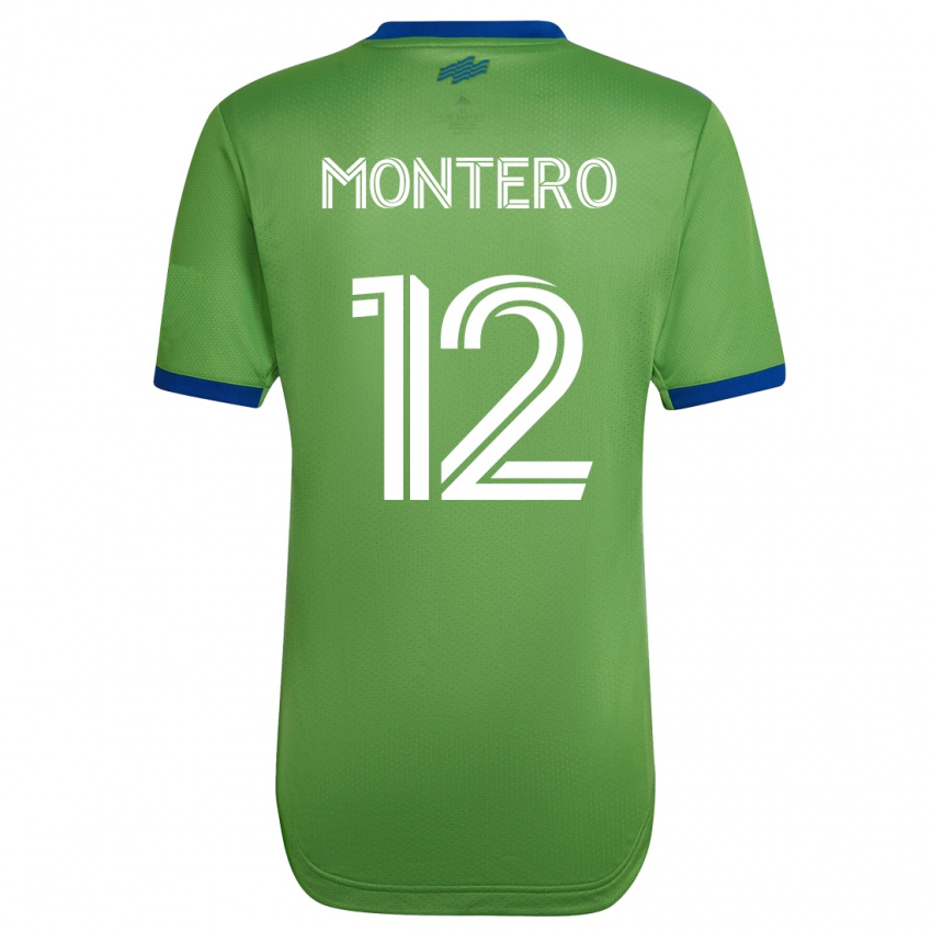 Niño Camiseta Fredy Montero #12 Verde 1ª Equipación 2023/24 La Camisa