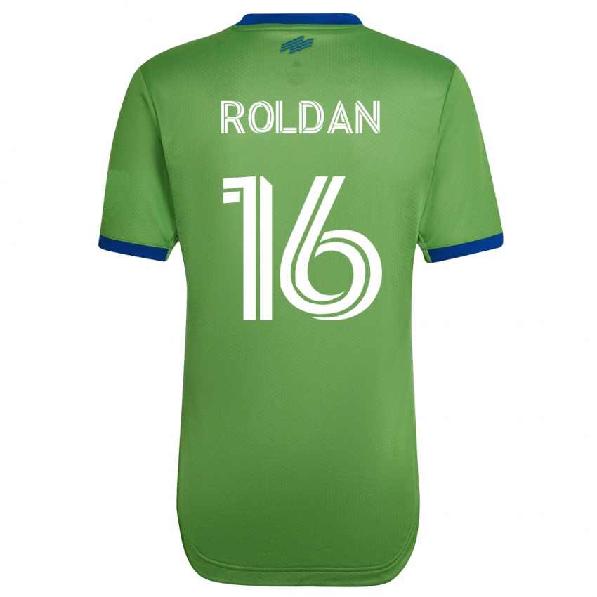 Niño Camiseta Álex Roldán #16 Verde 1ª Equipación 2023/24 La Camisa