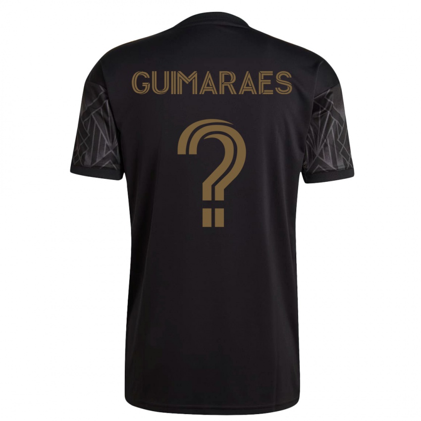 Niño Camiseta Pedro Guimaraes #0 Negro 1ª Equipación 2023/24 La Camisa